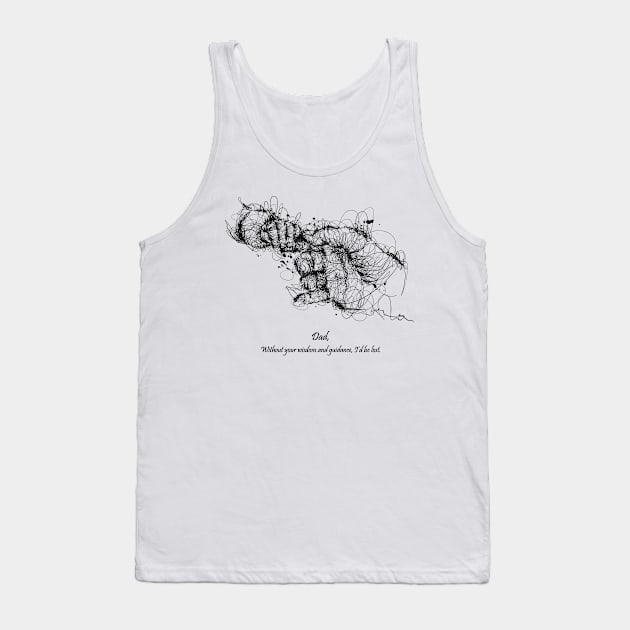 Father's Guide Scribble Style Tank Top by scribble13